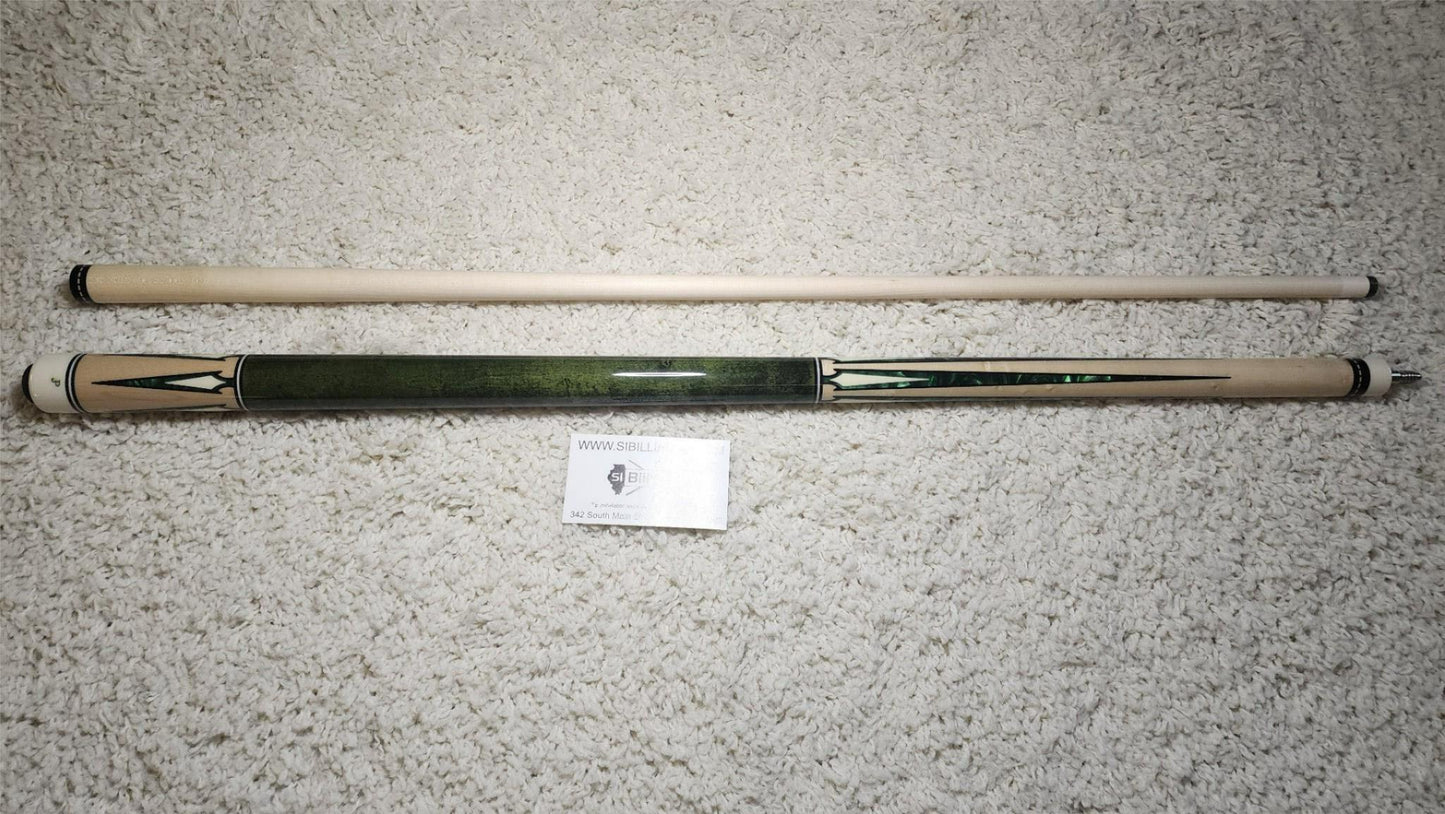 Pechauer JP14-S Pro Series Green Pool Cue, w/ 12.75mm Shaft! Free 1x1 Hard Case!