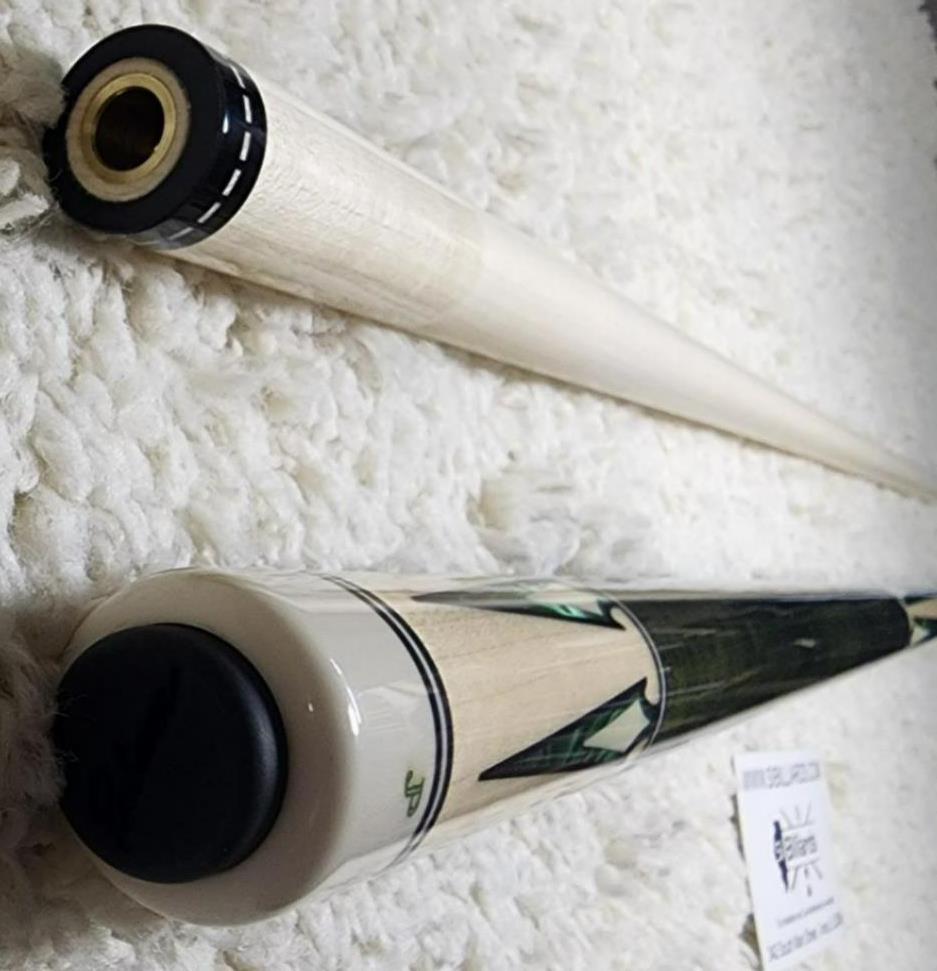 Pechauer JP14-S Pro Series Green Pool Cue, w/ 12.75mm Shaft! Free 1x1 Hard Case!