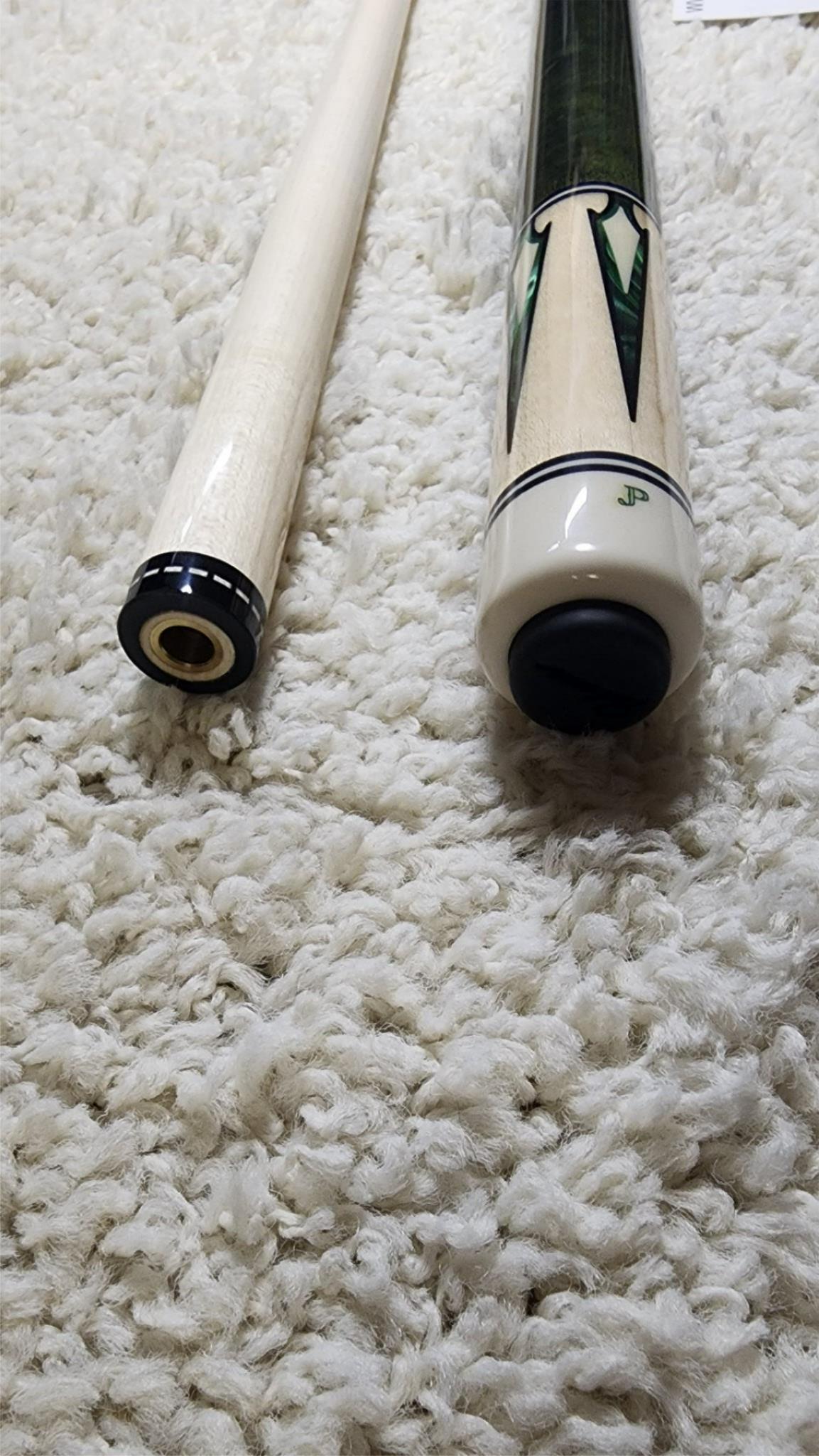 Pechauer JP14-S Pro Series Green Pool Cue, w/ 12.75mm Shaft! Free 1x1 Hard Case!