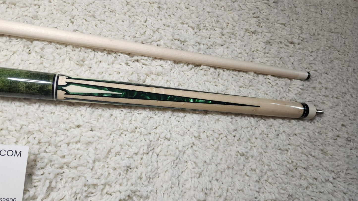 Pechauer JP14-S Pro Series Green Pool Cue, w/ 12.75mm Shaft! Free 1x1 Hard Case!