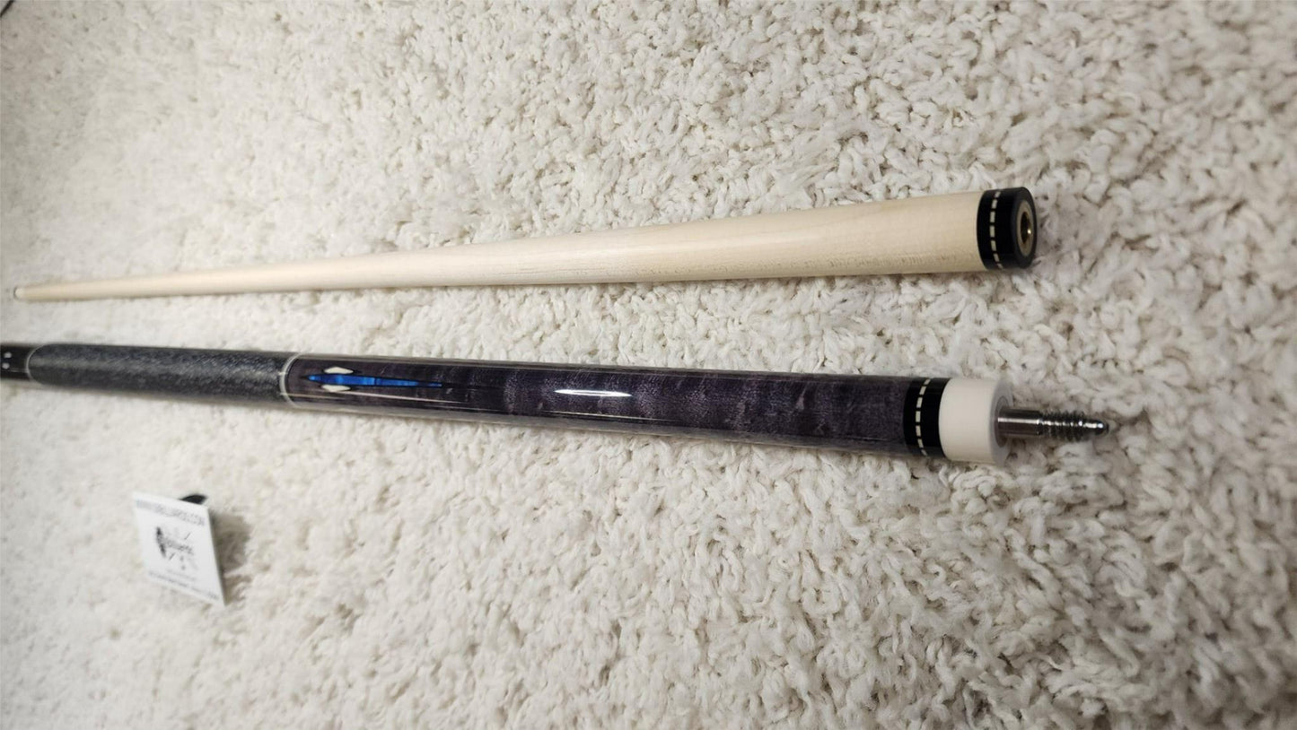 Pechauer JP12-S Pro Series Grey Pool Cue, w/ 12.75mm Shaft! Free 1x1 Hard Case!