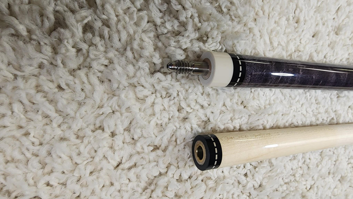 Pechauer JP12-S Pro Series Grey Pool Cue, w/ 12.75mm Shaft! Free 1x1 Hard Case!