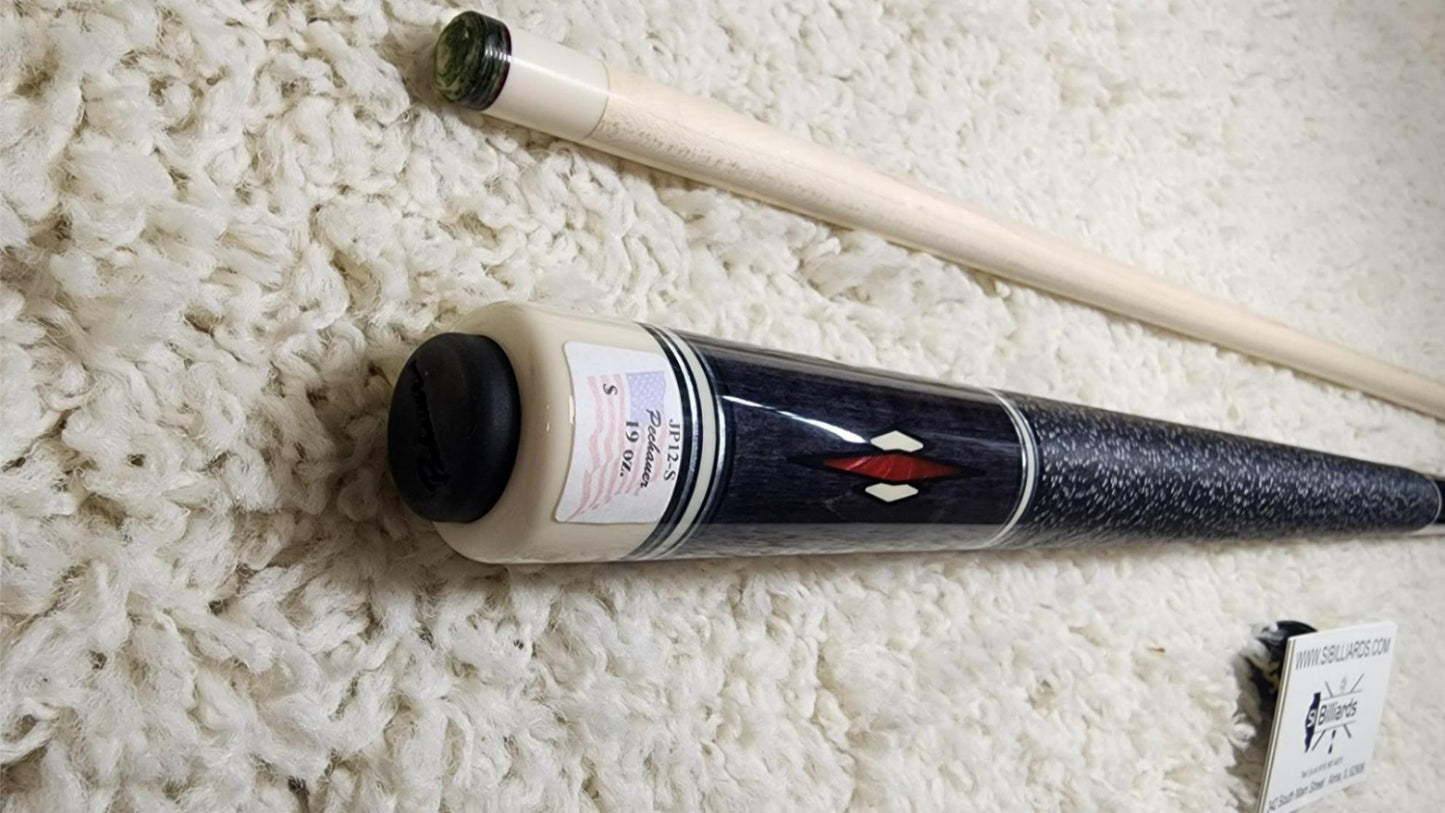 Pechauer JP12-S Pro Series Grey Pool Cue, w/ 12.75mm Shaft! Free 1x1 Hard Case!