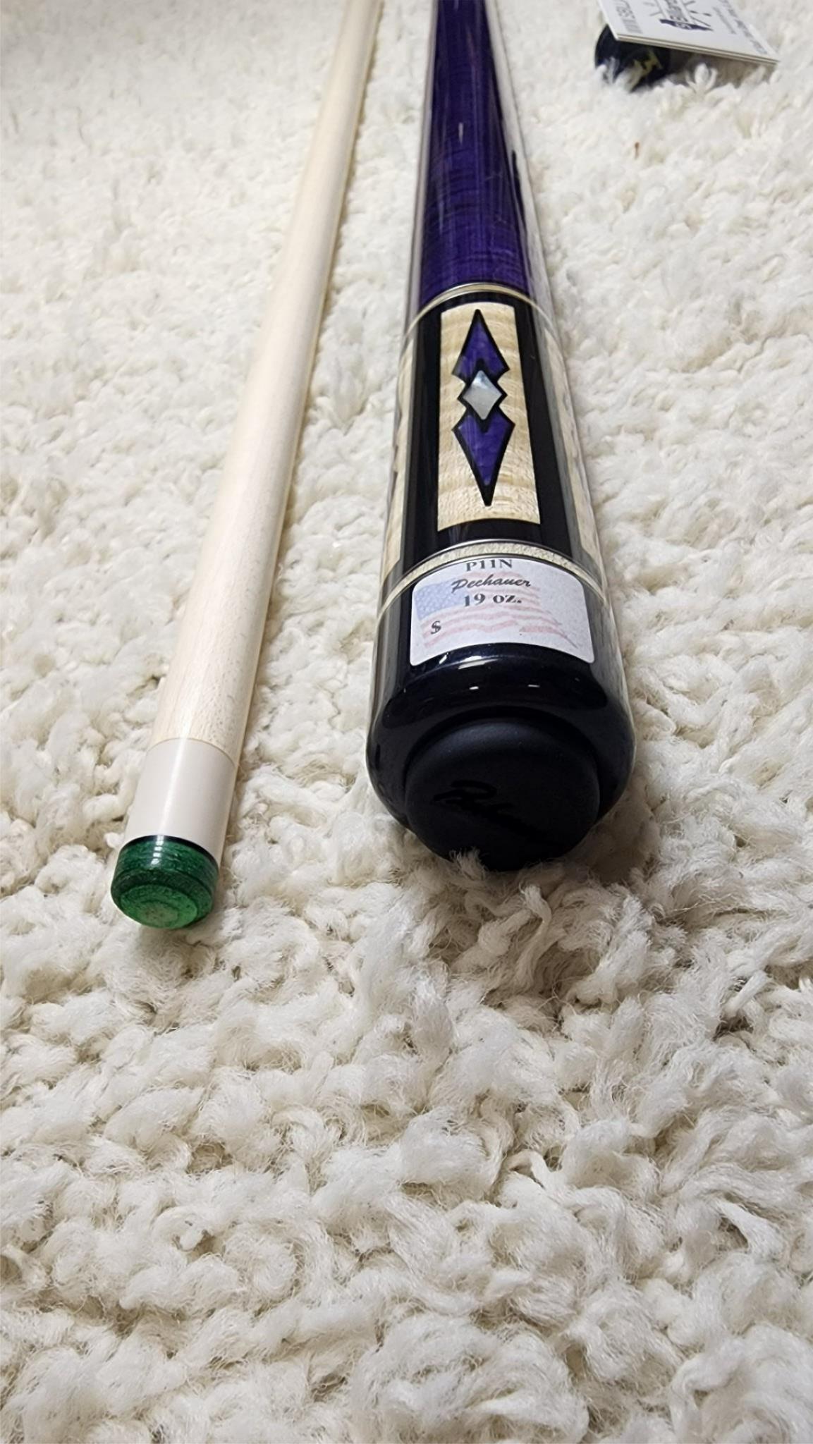 Pechauer P11-N Pro Series Purple Pool Cue, w/ 12.75mm Shaft! Free 1x1 Hard Case!