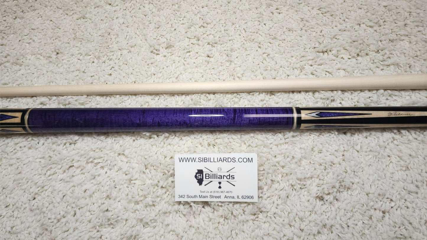 Pechauer P11-N Pro Series Purple Pool Cue, w/ 12.75mm Shaft! Free 1x1 Hard Case!