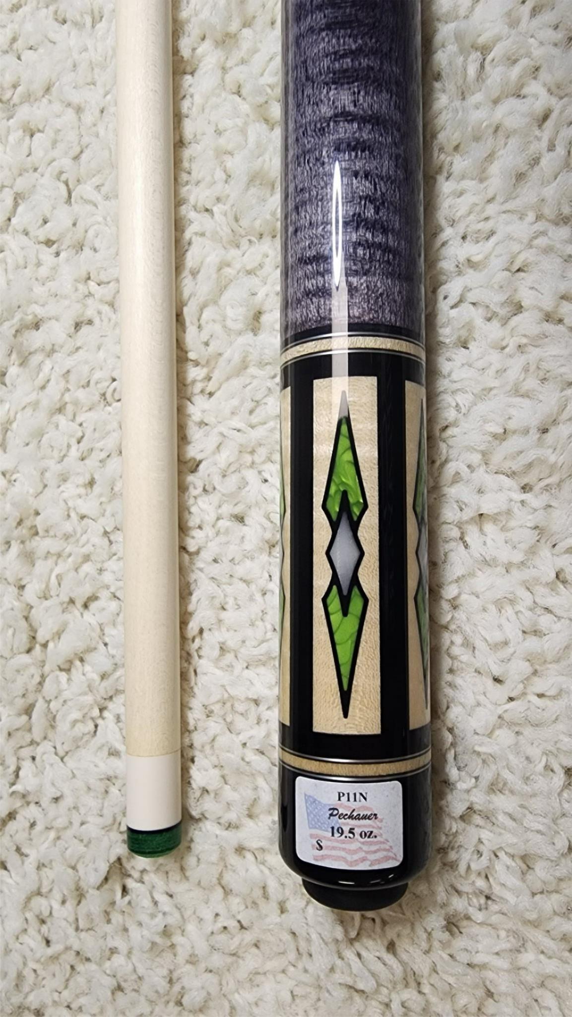 Pechauer P11-N Pro Series Grey Pool Cue, w/ 12.75mm Shaft! Free 1x1 Hard Case!