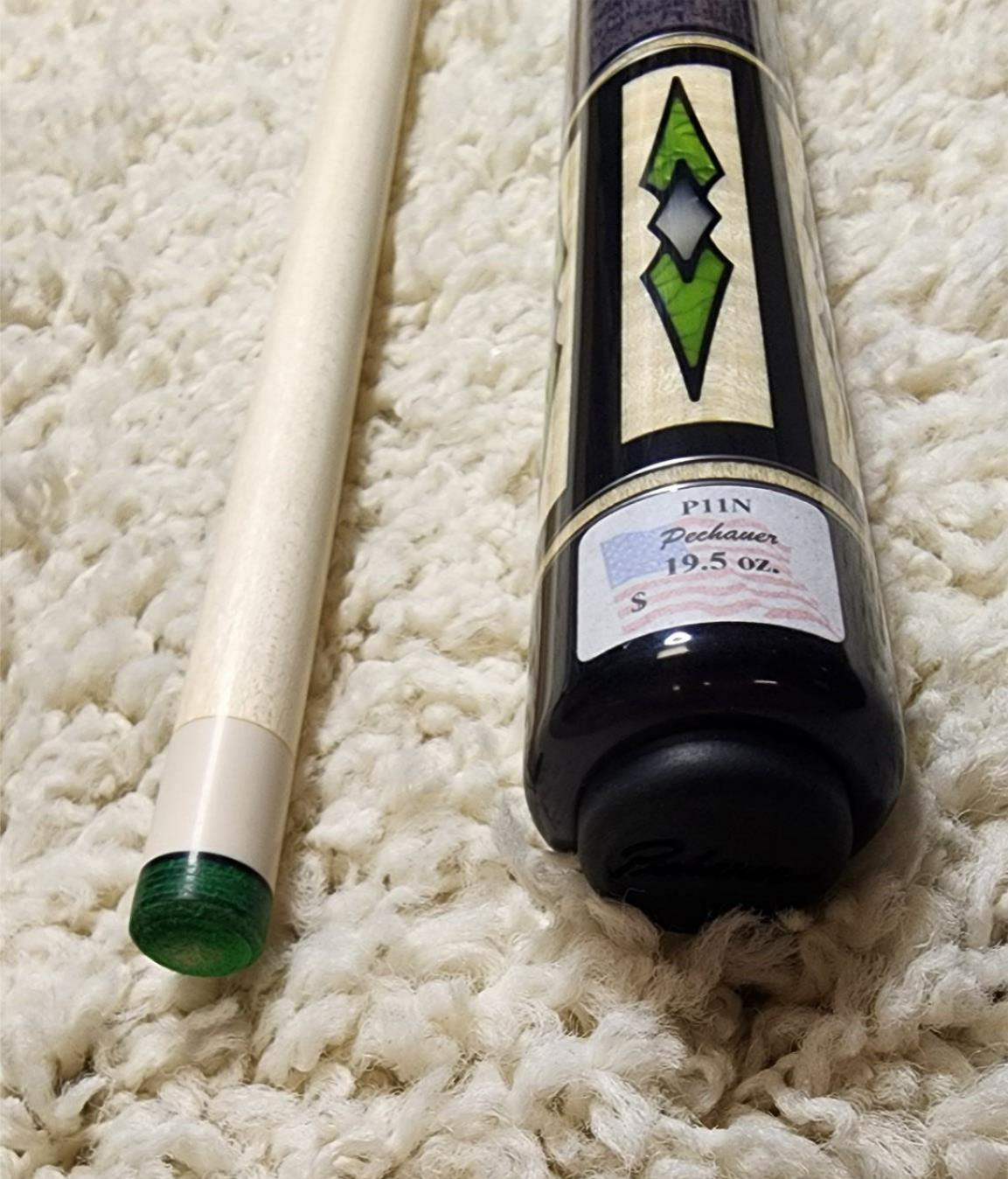Pechauer P11-N Pro Series Grey Pool Cue, w/ 12.75mm Shaft! Free 1x1 Hard Case!