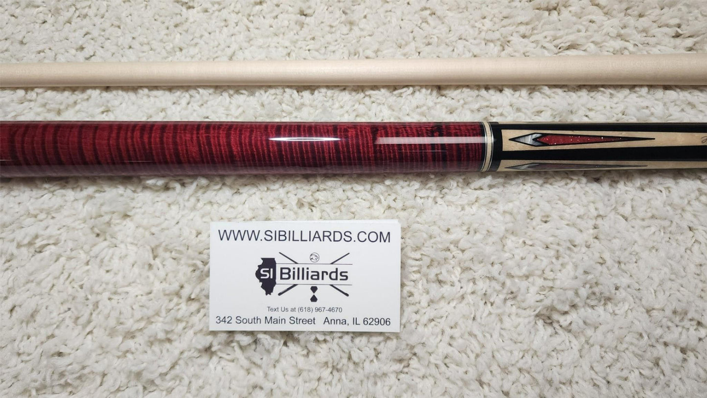 IN STOCK, Pechauer P11-N Pro Series Red Pool Cue, w/ 12.75mm Shaft! In stock!