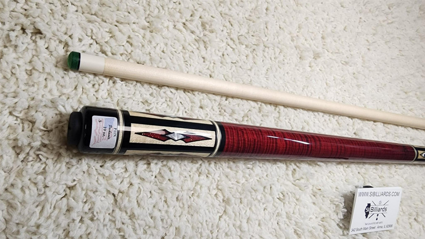 IN STOCK, Pechauer P11-N Pro Series Red Pool Cue, w/ 12.75mm Shaft! In stock!