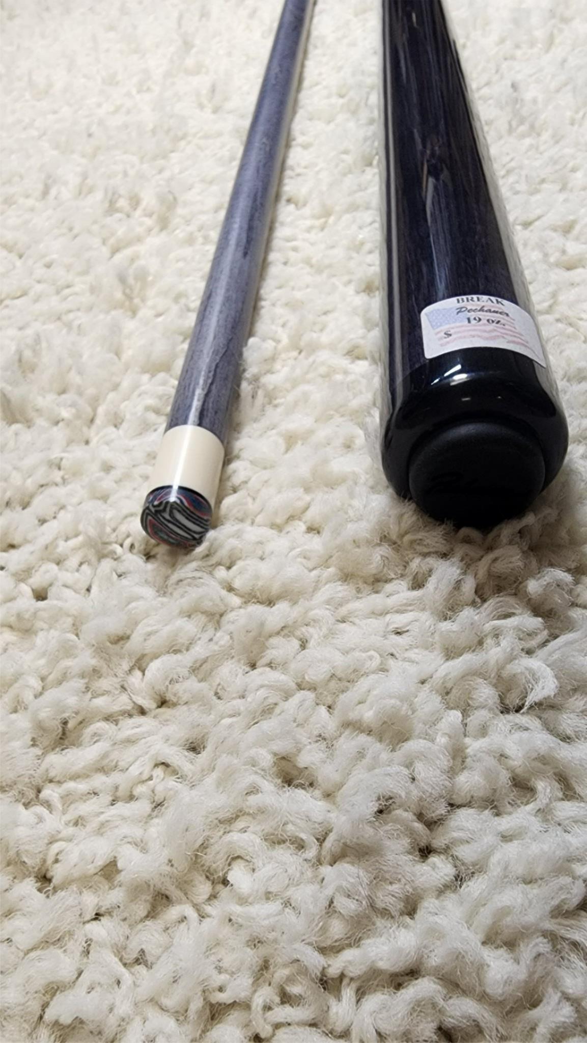 Pechauer Naked Break Pool Cue w/ 13mm Black Ice Break Shaft! Free 1x1 Hard Case!