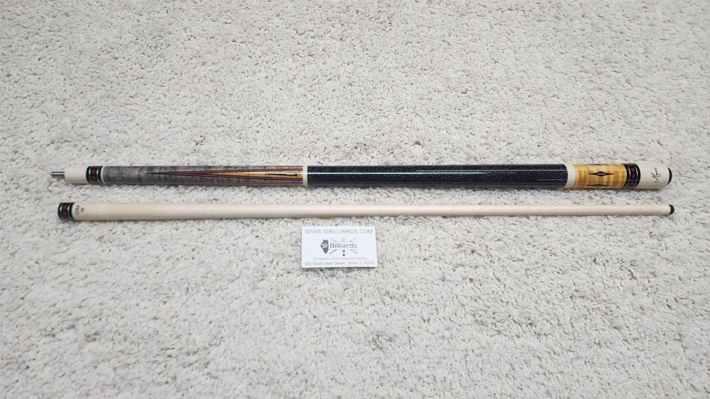 Meucci Mike Massey 3 Pool Cue with 29" The Pro Shaft & Free 1x1 Hard Case! New!