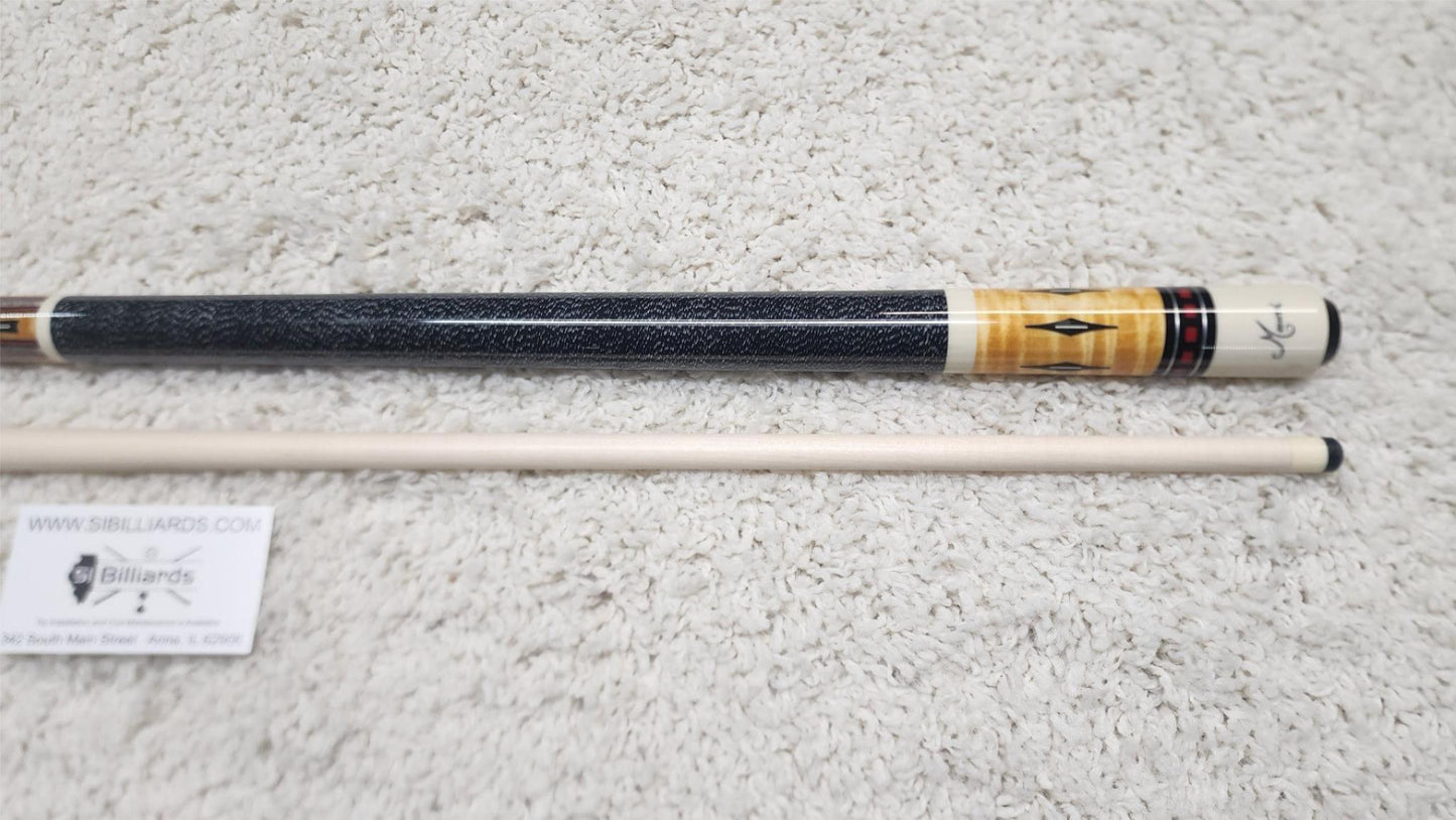 Meucci Mike Massey 3 Pool Cue with 29" The Pro Shaft & Free 1x1 Hard Case! New!