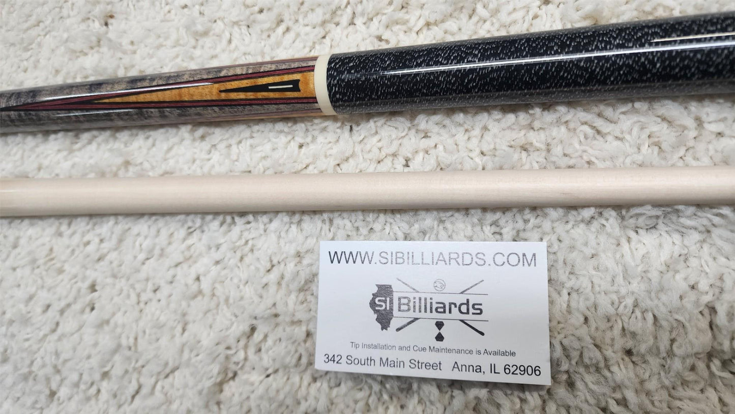 Meucci Mike Massey 3 Pool Cue with 29" The Pro Shaft & Free 1x1 Hard Case! New!