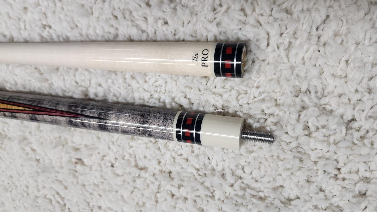 Meucci Mike Massey 3 Pool Cue with 29" The Pro Shaft & Free 1x1 Hard Case! New!