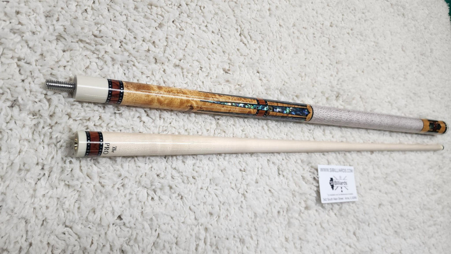 Meucci Mike Massey 5 Pool Cue with 29" The Pro Shaft & Free 1x1 Hard Case! New!