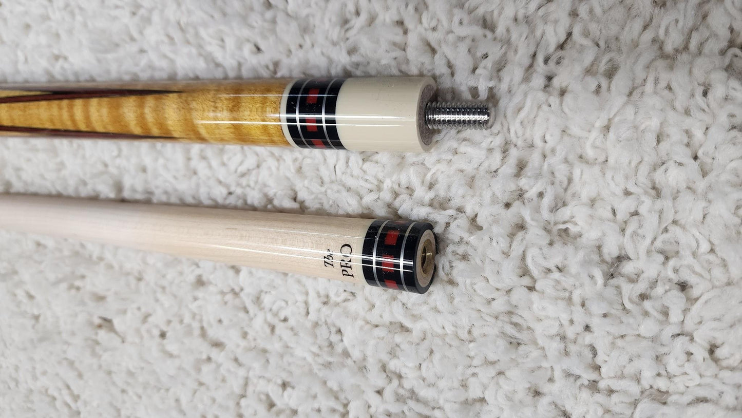 Meucci Mike Massey 2 Pool Cue with 29" The Pro Shaft & Free 1x1 Hard Case! New!