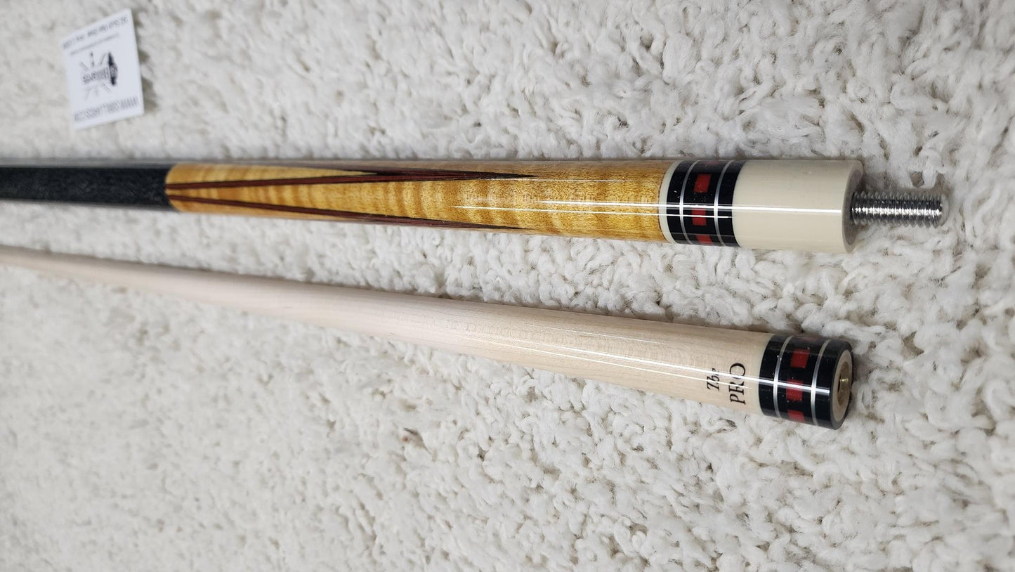Meucci Mike Massey 2 Pool Cue with 29" The Pro Shaft & Free 1x1 Hard Case! New!