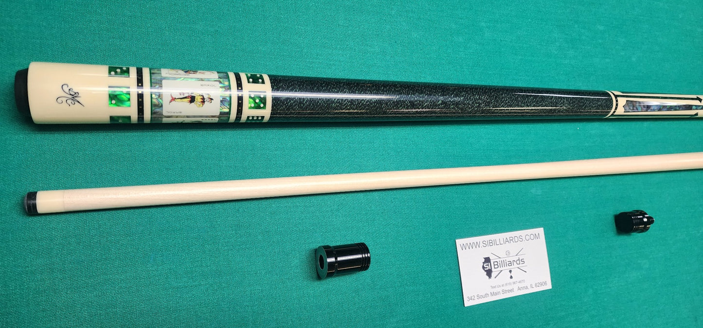Meucci BMC Casino 8 Pool Cue, butt only, FREE HARD CASE (Spades)