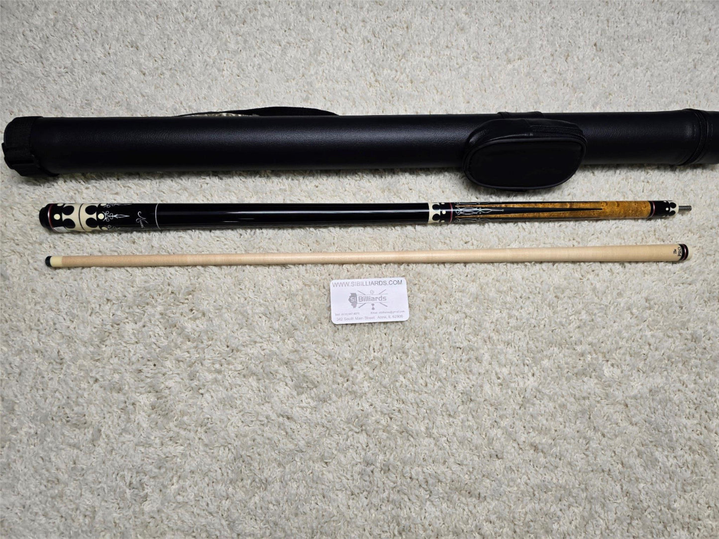 Meucci 21st Century 1 Pool Cue 19oz w/ 12.5mm Pro Shaft! Free Hard Case!