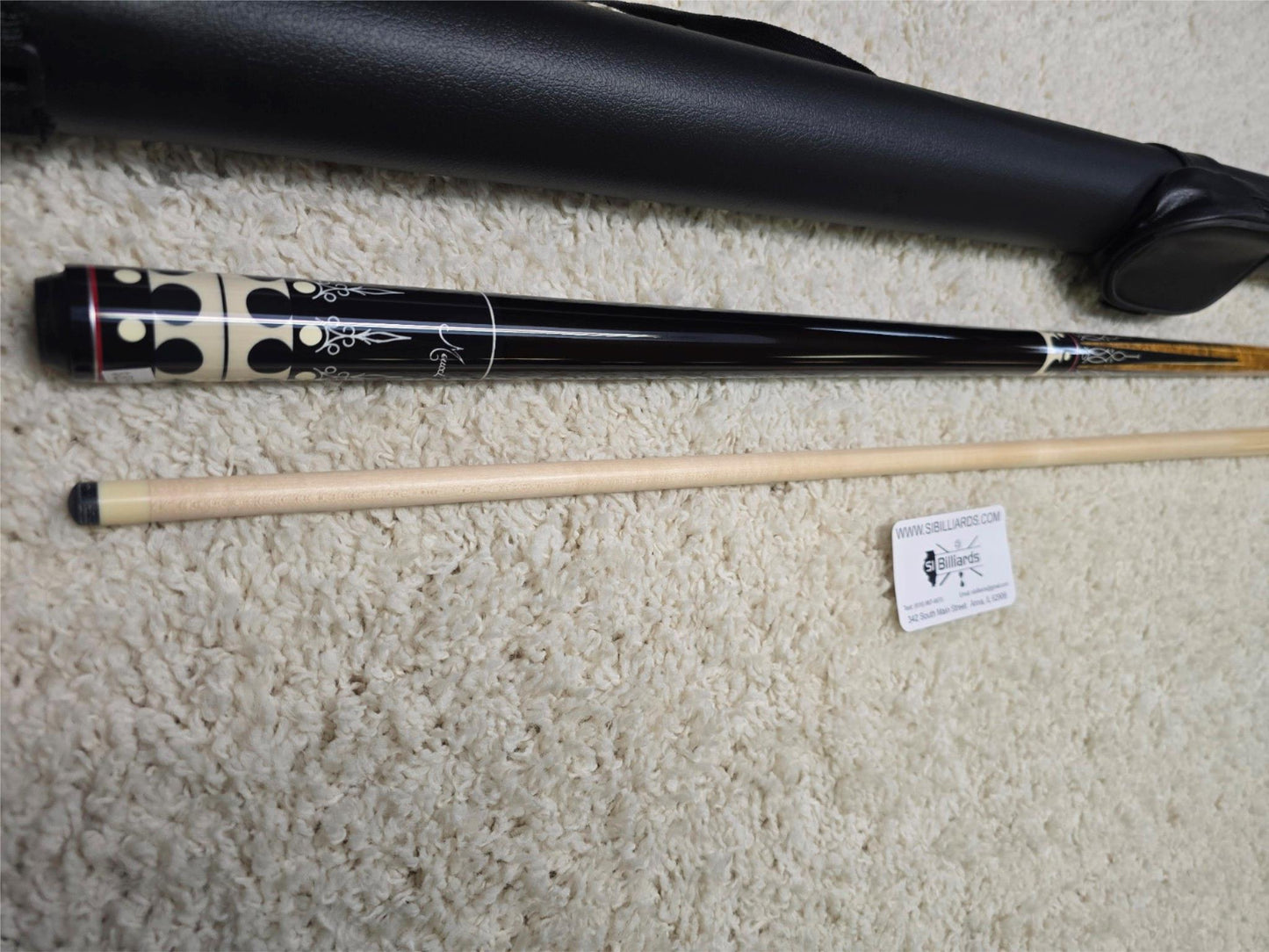 Meucci 21st Century 1 Pool Cue 19oz w/ 12.5mm Pro Shaft! Free Hard Case!