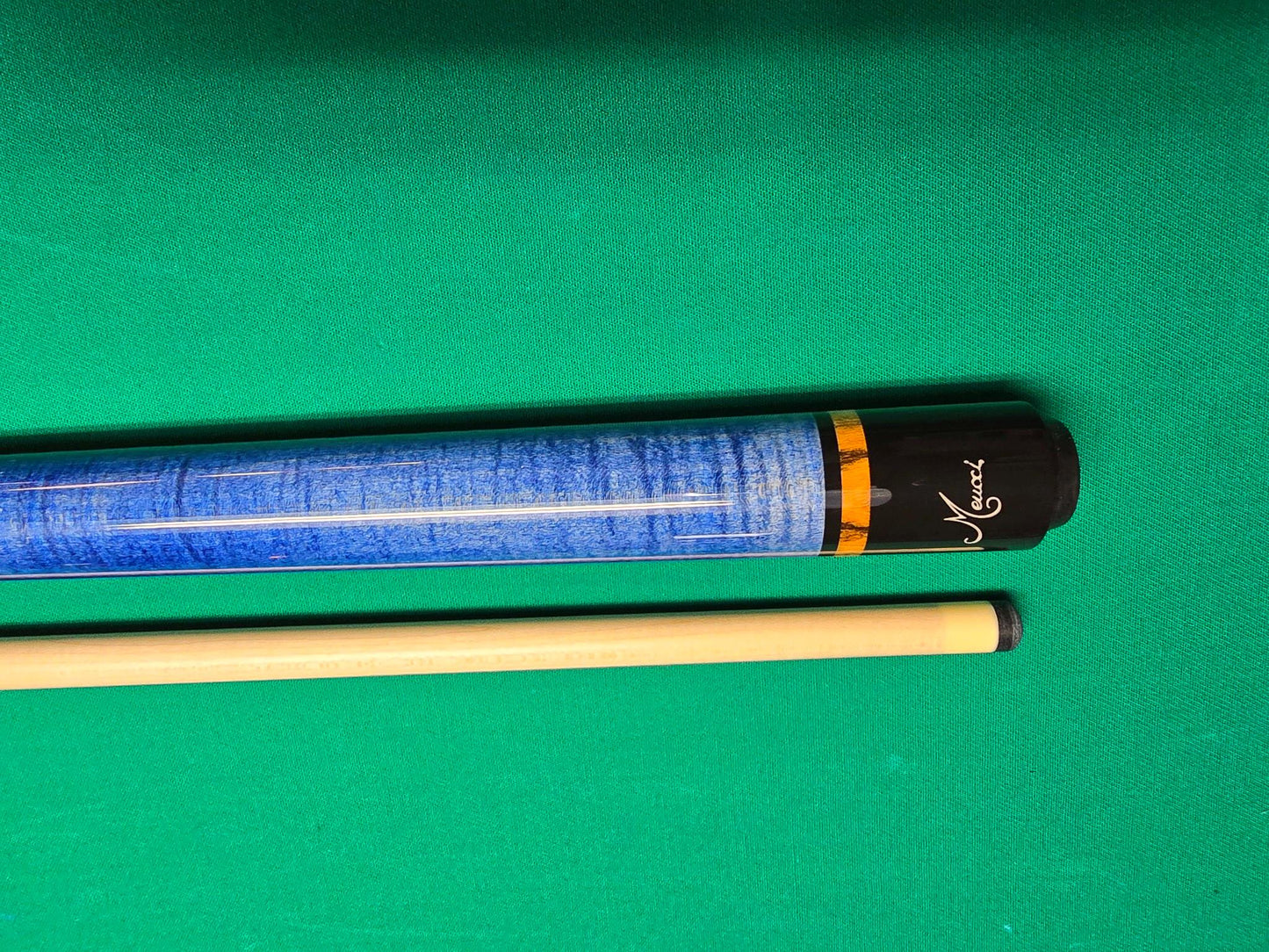 Meucci ANW-1 Blue Stained Pool Cue w/ Pro Shaft & Free Hard Case!