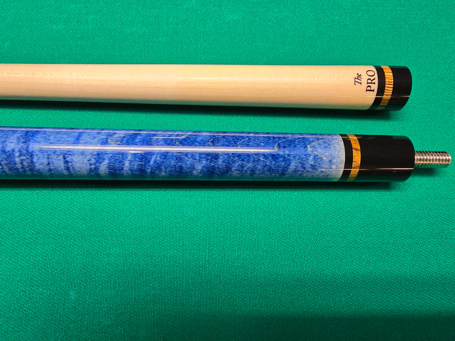 Meucci ANW-1 Blue Stained Pool Cue w/ Pro Shaft & Free Hard Case!