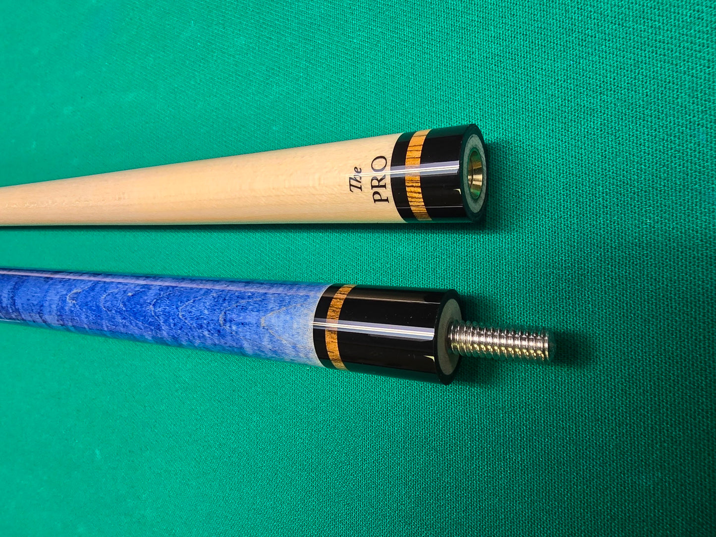 Meucci ANW-1 Blue Stained Pool Cue w/ Pro Shaft & Free Hard Case!