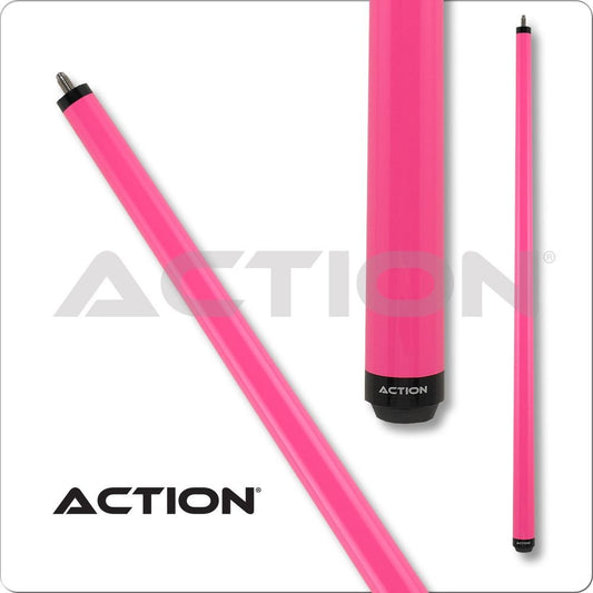 Action ACTBKH02 Pink Break Cue, 25oz, 13mm Hard Leather Tip, New