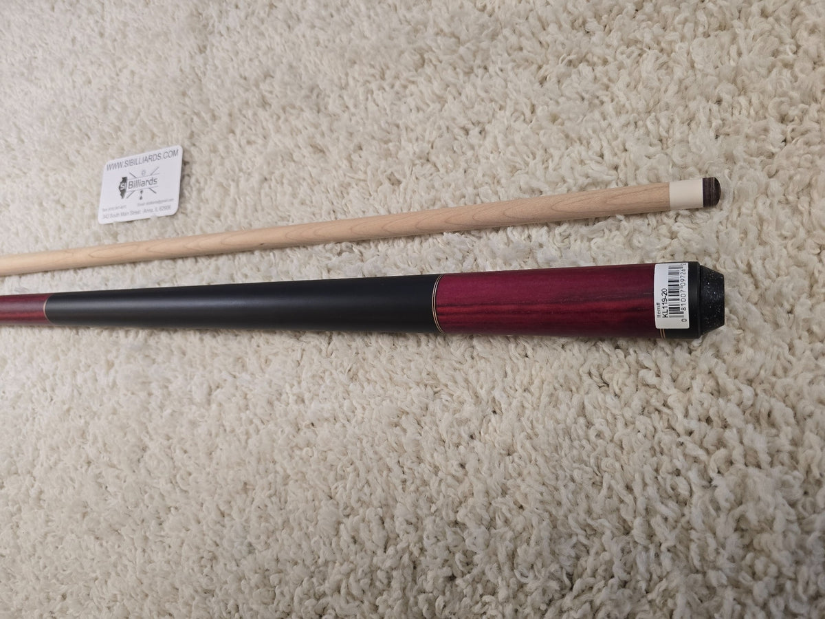 K2 KL119 Pool Cue Red Exotic Wood 12.5mm Low Deflection Shaft Billiards