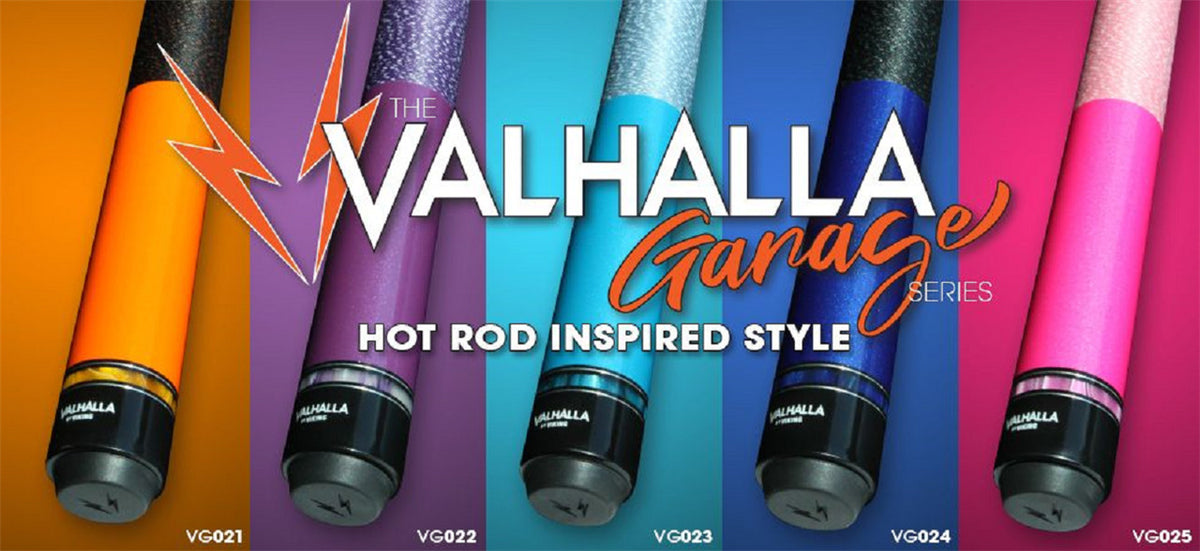 Viking Valhalla VG023 Pool Cue Hard Rock Maple Light Blue Linen Wrap