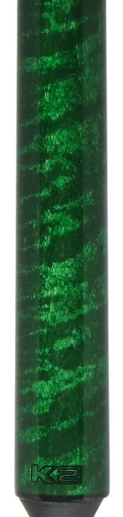 K2 Green Sneaky Pete Uniloc Pool Cue 11.75mm Shaft - Precision Play Cue