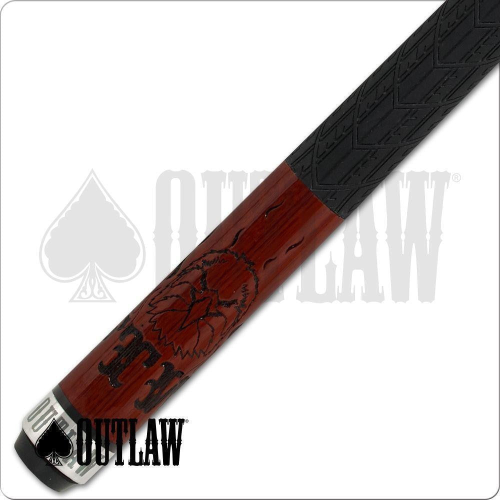 Outlaw OLBK02 Break Pool Cue 19oz Eagle FTW Flames Maple Shaft 29in