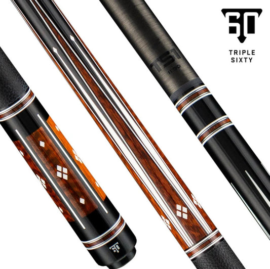 Triple 60 Carnivale CN4 Premium Billiards Cue - Custom Shaft Selection Available