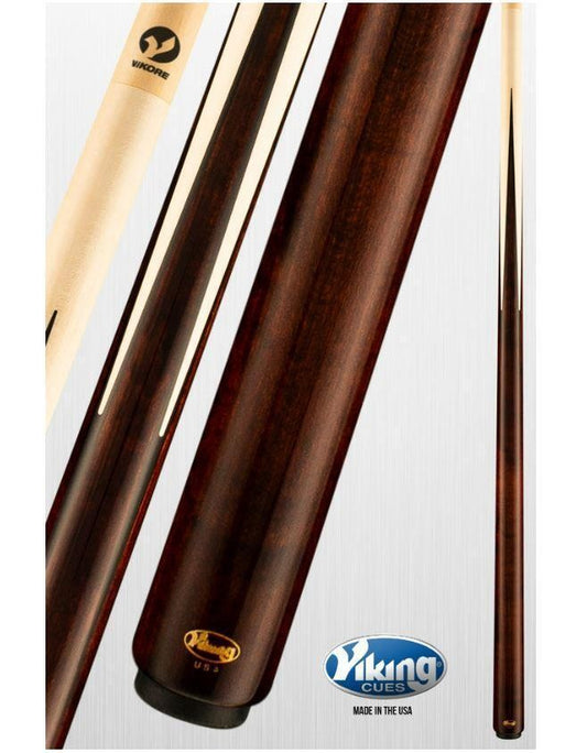 Viking Cues Impero IM0205 Sneaky Pete Pool Cue Coffee Stain Vikore Shaft Cue