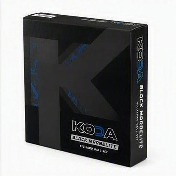 Koda KBBM Black Marble Lite Billiard Ball Set – Lifetime Guarantee For Home Use