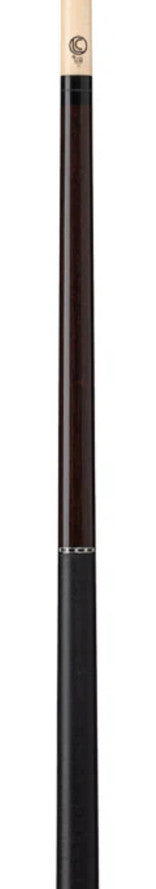 Lucasi LZC61 Pool Cue Black Palm Bocote White Recon Linen Wrap Cue