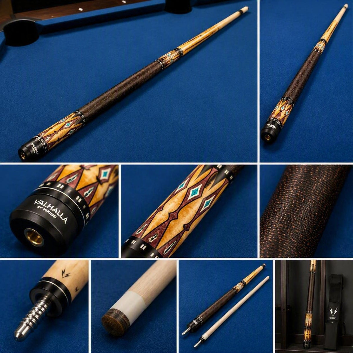 Viking Valhalla Pool Cue VA502 Billiards Stick! Lifetime Warranty! Pick Weight!