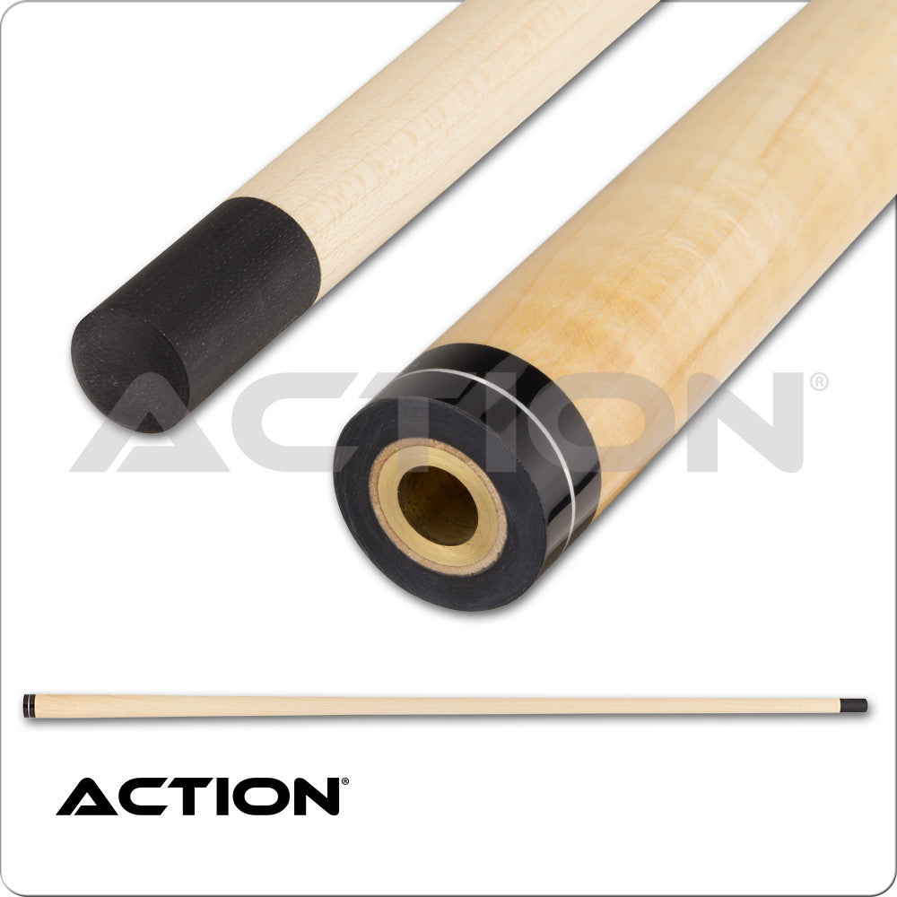 Action ACTBJ06 Black/Linen Wrap Break Jump Cue! New! Free Shipping!
