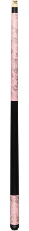 Koda KDV30PK Pool Cue | Pink Rose Graphic | 19oz | 12.5mm Shaft | New