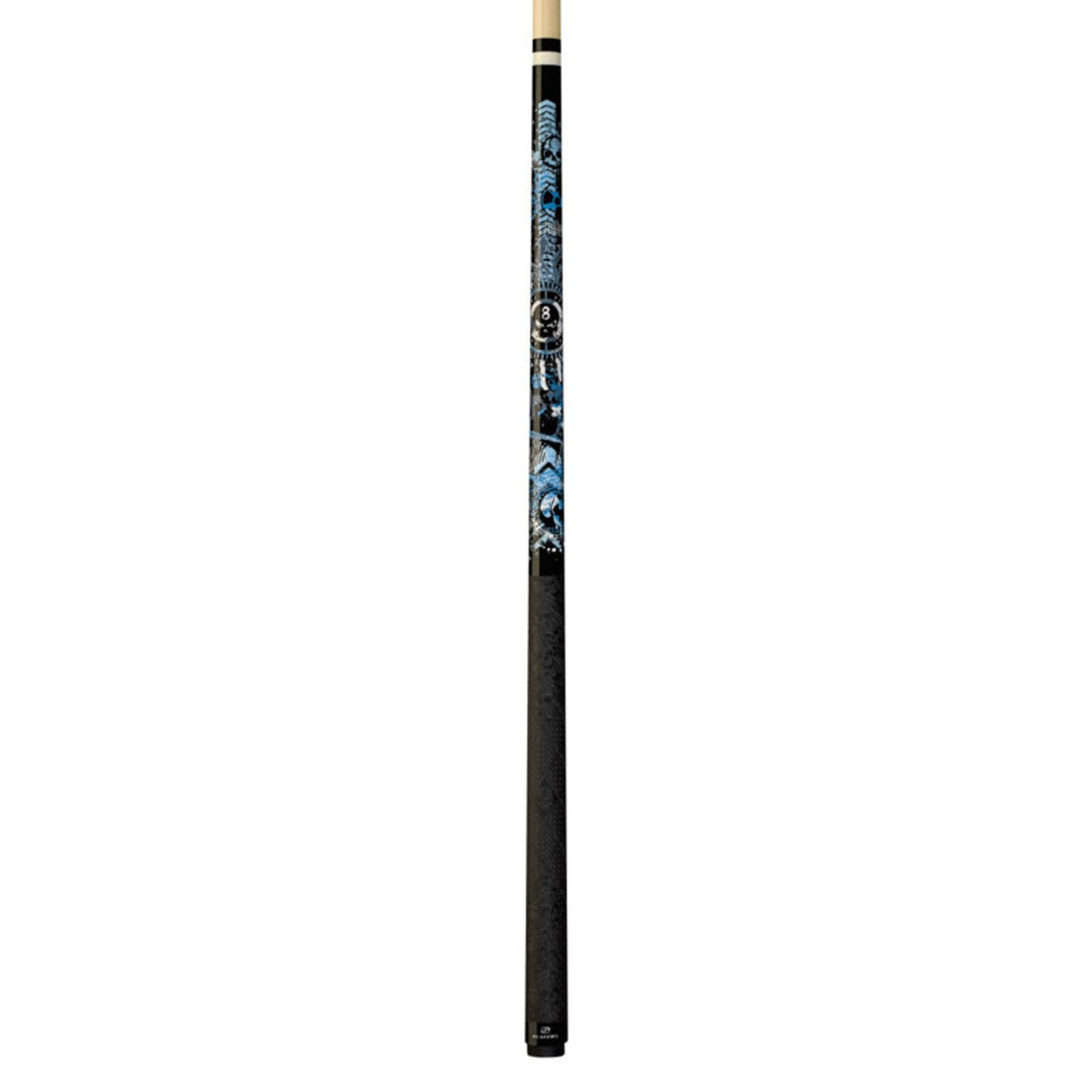 Players D-GFB Anarchy Blue Sport Grip Cue with Lifetime Guarantee, Free Shipping