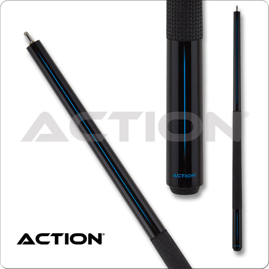 Action ABK08 Black with Yellow Stripe Break Cue - 25oz! New! Free Shipping!