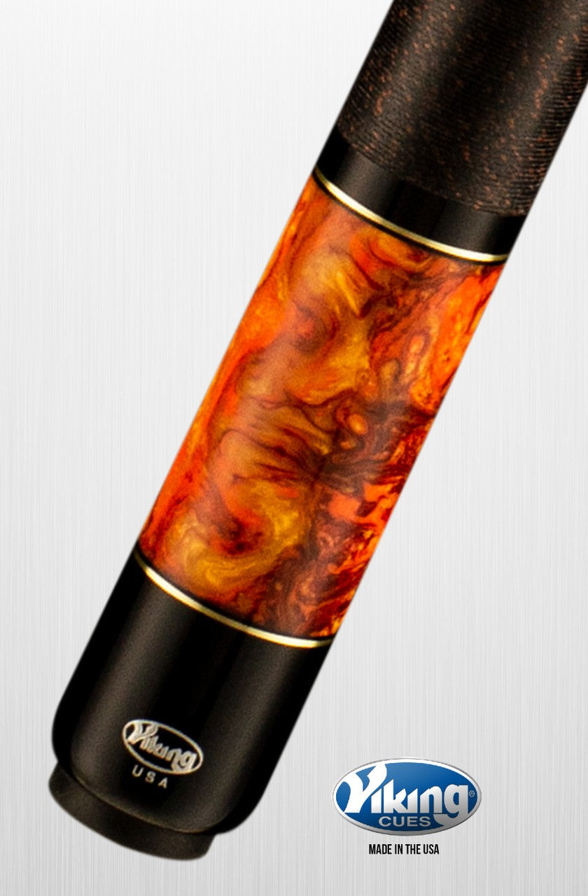 Viking Cues Bedlam BE0109 Pool Cue with Vikore Performance Shaft and Linen Wrap