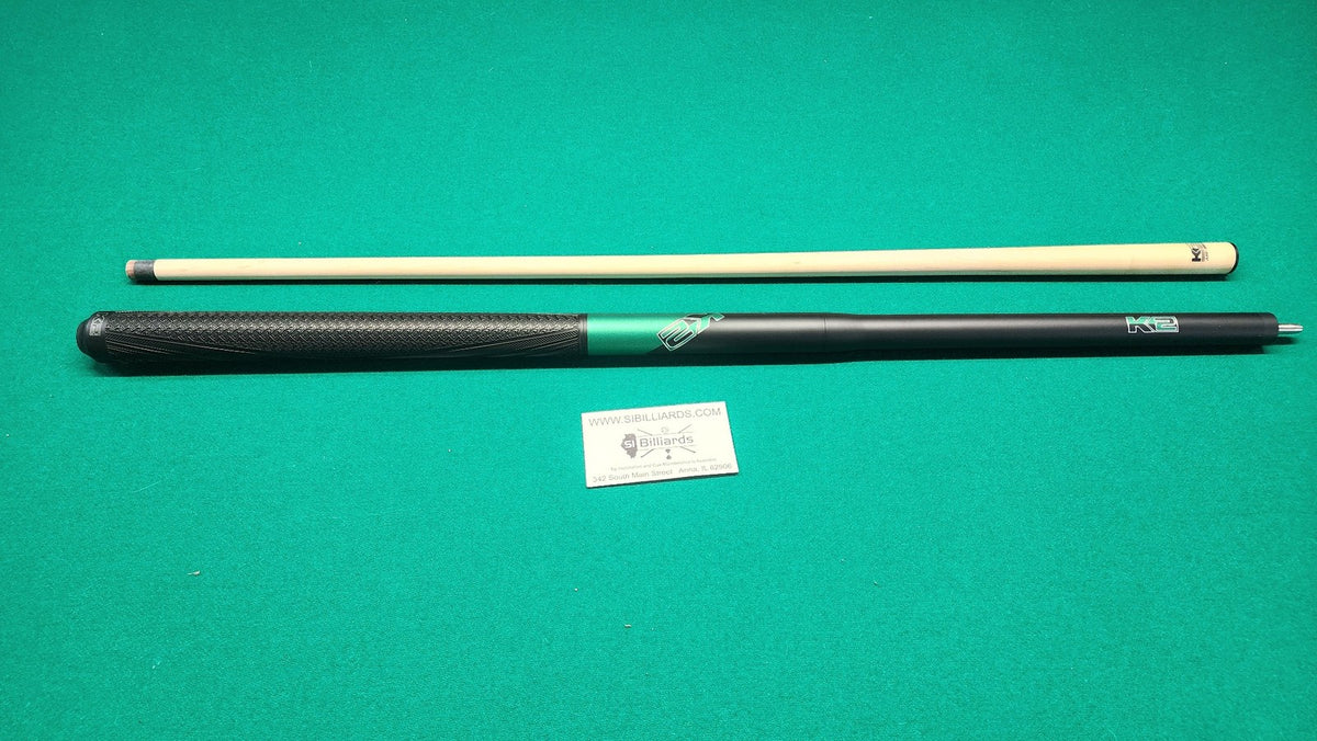 K2 6 in 1 Break/Jump Cue - Green - Fast Shipping - Bold Performance Cue