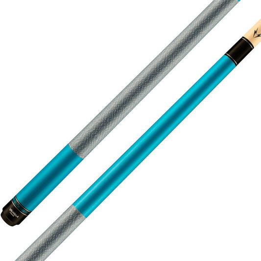 Viking Valhalla VG023 Pool Cue Hard Rock Maple Light Blue Linen Wrap