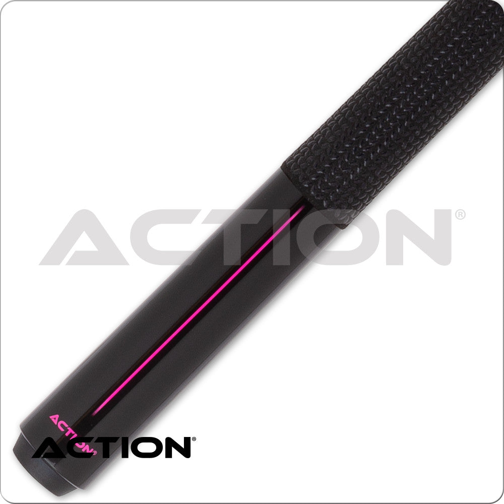 Action ABK10 Black with Pink Stripe Break Cue - 25oz! New! Free Shipping!