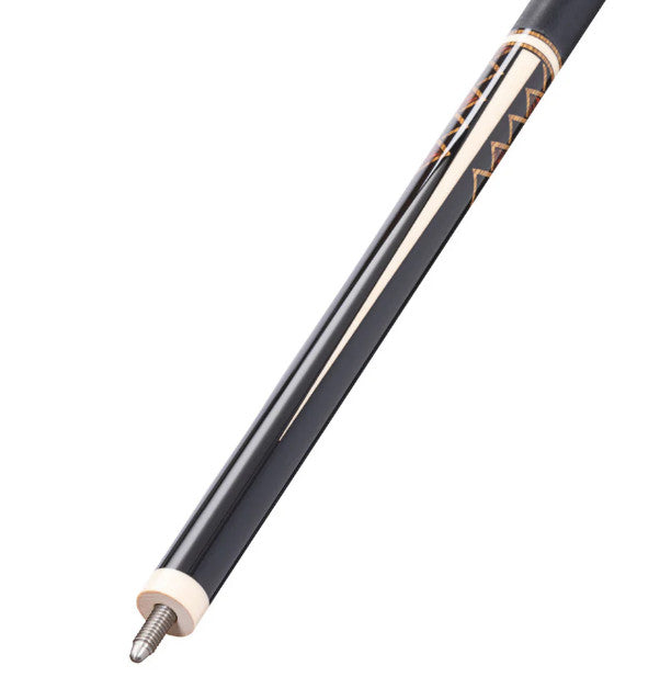 Pure X Pool Cue 12.75mm Shaft Bocote Thuya Burl Black Linen Wrap
