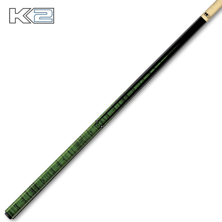 K2 Green Sneaky Pete Uniloc Pool Cue 11.75mm Shaft - Precision Play Cue