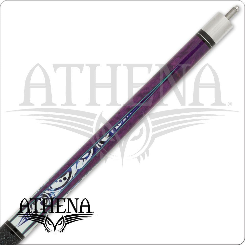 Athena ATH54 Pool Cue 19oz Purple Maple Shaft 57 Inch Billiards Stick