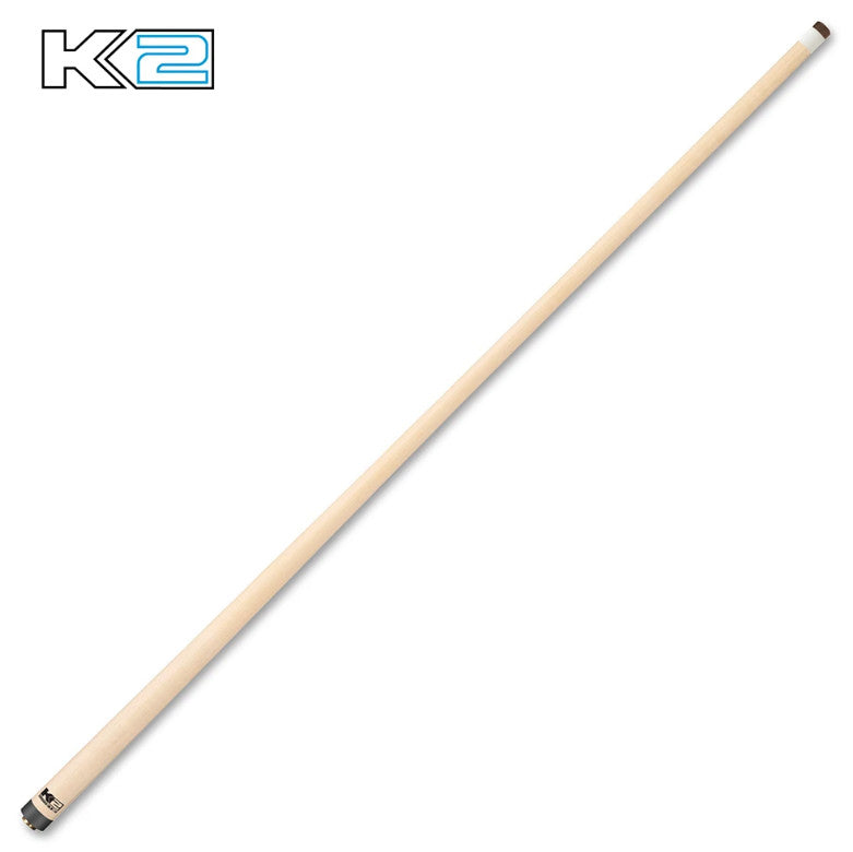 K2 POOL CUE KL130 Gloss Split Floating Bocote/Ivory Point Design, Wrapless