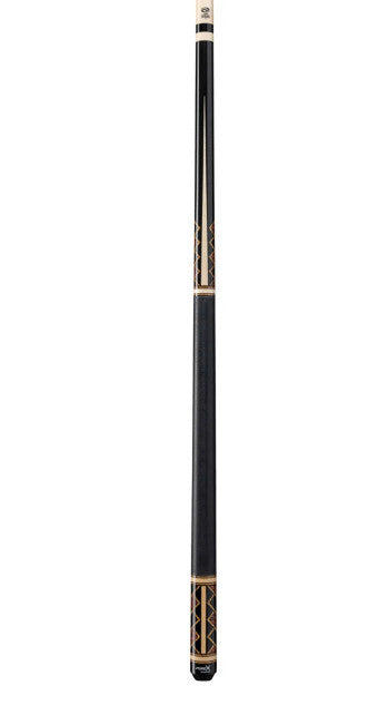 Pure X Pool Cue 12.75mm Shaft Bocote Thuya Burl Black Linen Wrap
